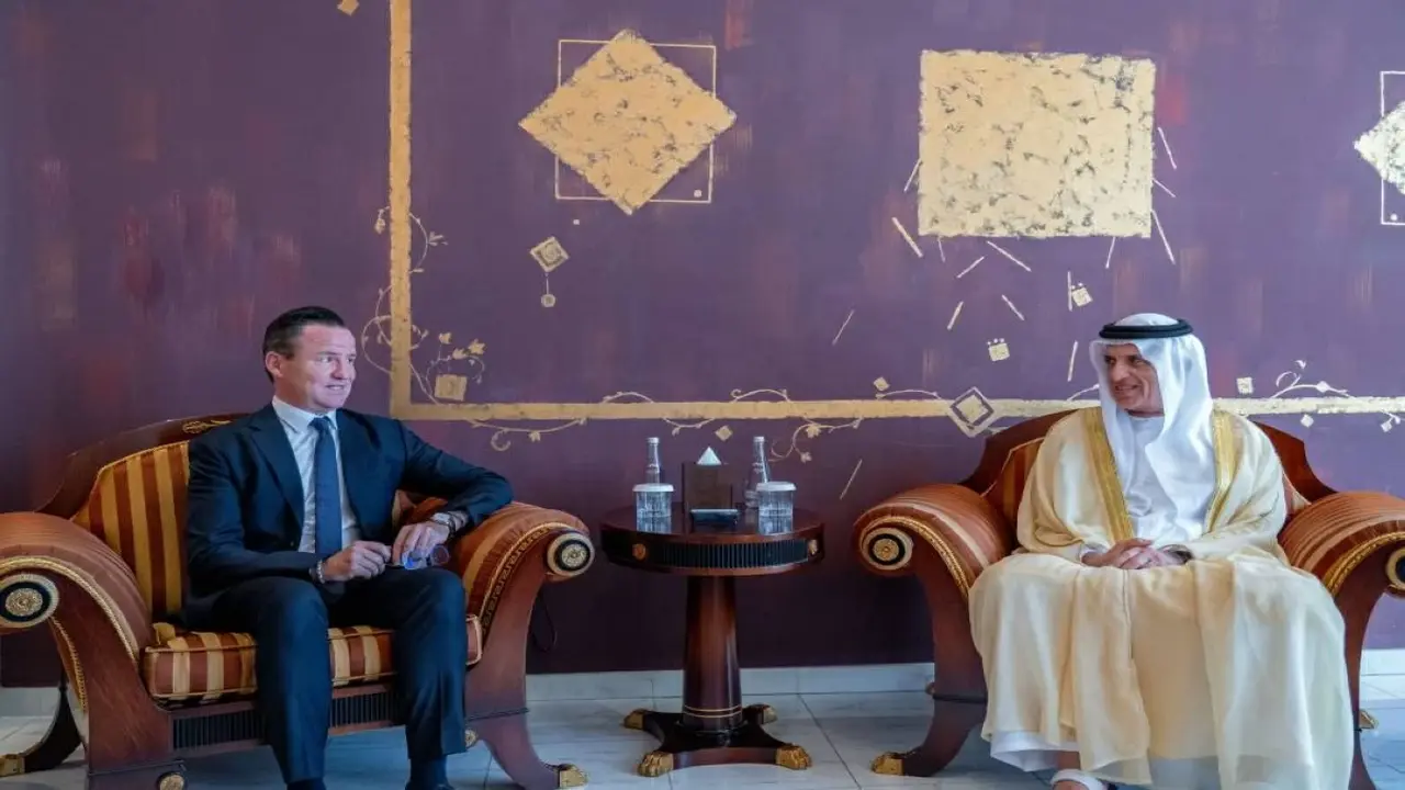 سعود بن صقر يؤكد عمق العلاقات مع بلجيكا